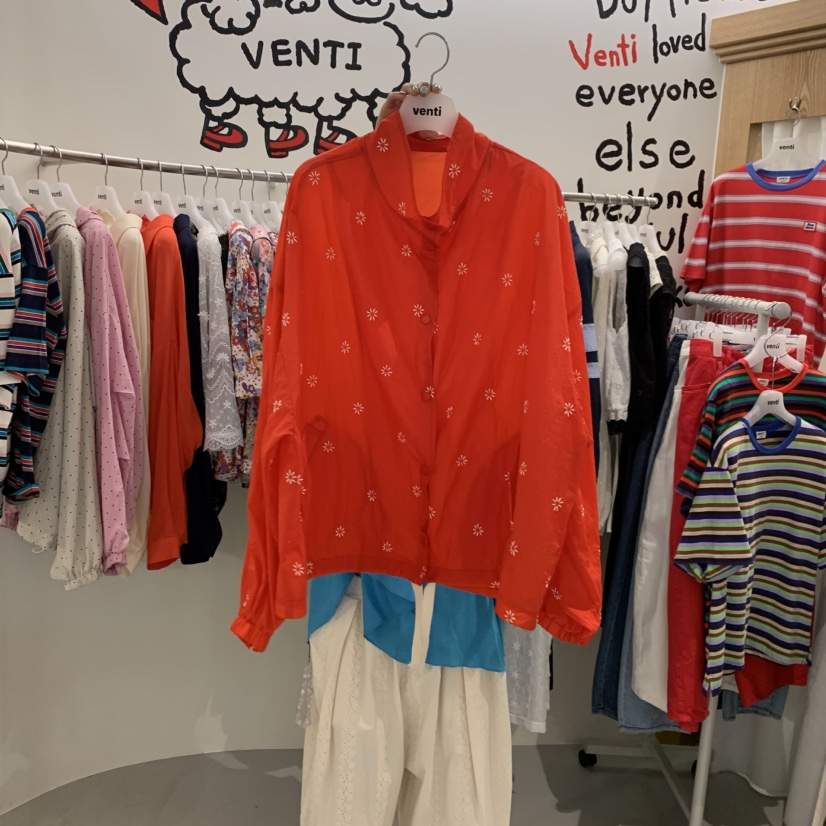 VENTI韓國東大門直郵女裝新品推薦休閑26夏季人氣夾克刺繡VENTI夾克