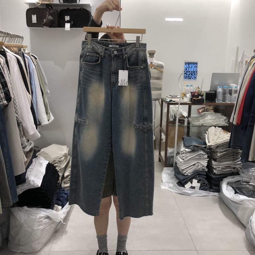 ANN MARGRET韓國直郵女裝新款26春夏牛仔褲GRETA.Y牛仔褲