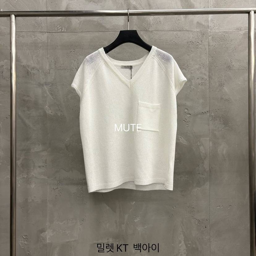 MUTE-P韓國東大門直郵女裝新品休閑時尚熱賣推薦26夏季針織衫MUTE針織衫