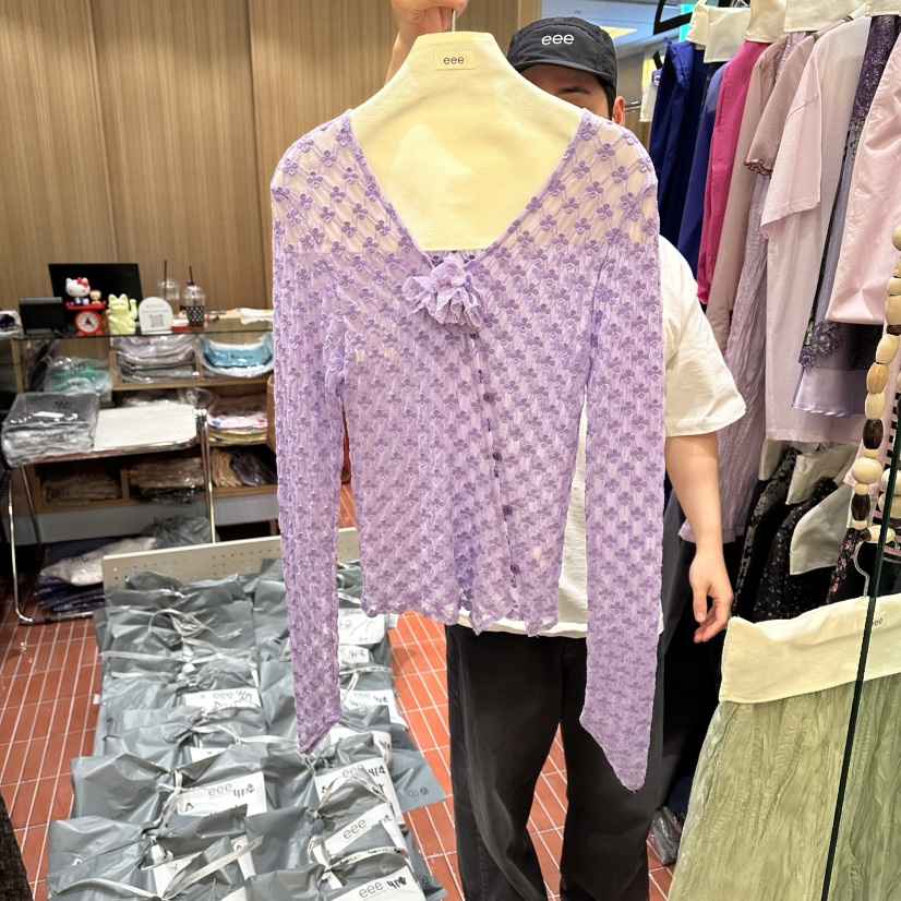 EEE韓國東大門代購女士新品休閑推薦時尚熱賣26春夏長袖T恤EEE長袖T恤