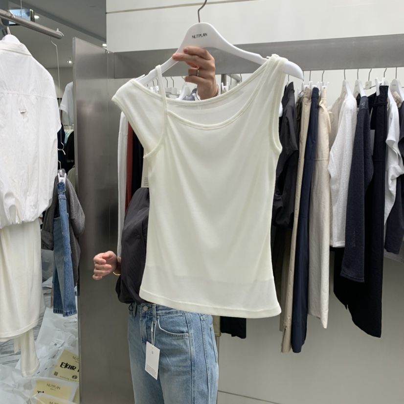 NUTPLAN韓國直郵女士新品休閑職業時尚推薦人氣26春夏T恤NUTPLANT恤