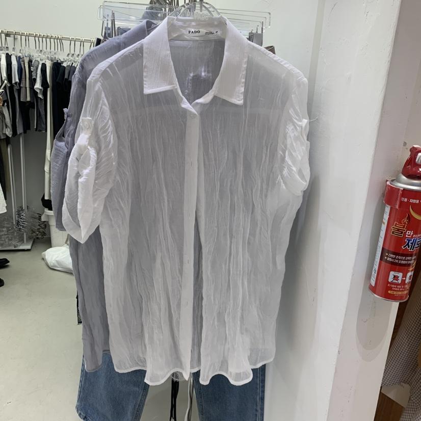 PADO韓國直郵實拍女裝新款26春夏推薦熱賣職業襯衫蕾絲衫PADO襯衫/蕾絲衫