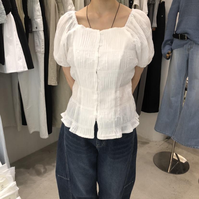 PHILO韓國直郵女士新款時尚人氣推薦熱賣休閑26夏季襯衫蕾絲衫PHILO襯衫/蕾絲衫