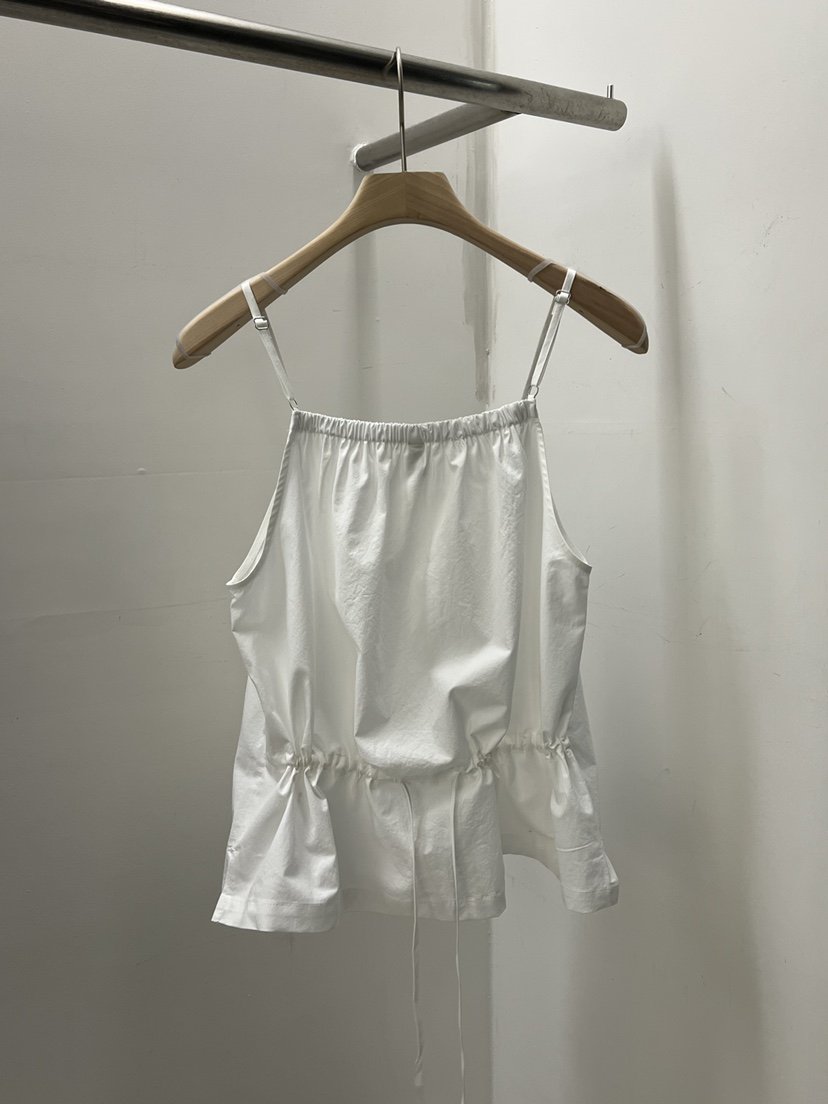 REGULARLY/PLACOR韓國東大門直郵女裝新款推薦吊帶背心棉質褶皺REGULARLY/PLACOR吊帶/背心