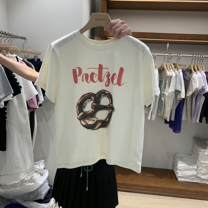 THE CAMEL韓國直郵女士新款熱賣T恤the came_l 家T恤