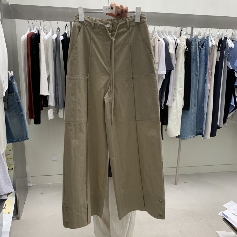 NUTPLAN東大門實拍韓國女士新品職業休閑26春夏人氣休閑褲NUTPLAN休閑褲