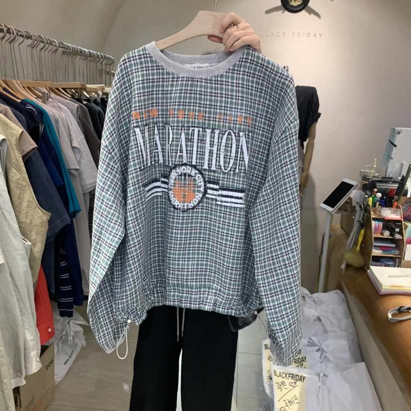 BLACKFRIDAY韓國東大門代購女裝新款職業休閑推薦長袖T恤BLACK FRIDAY長袖T恤