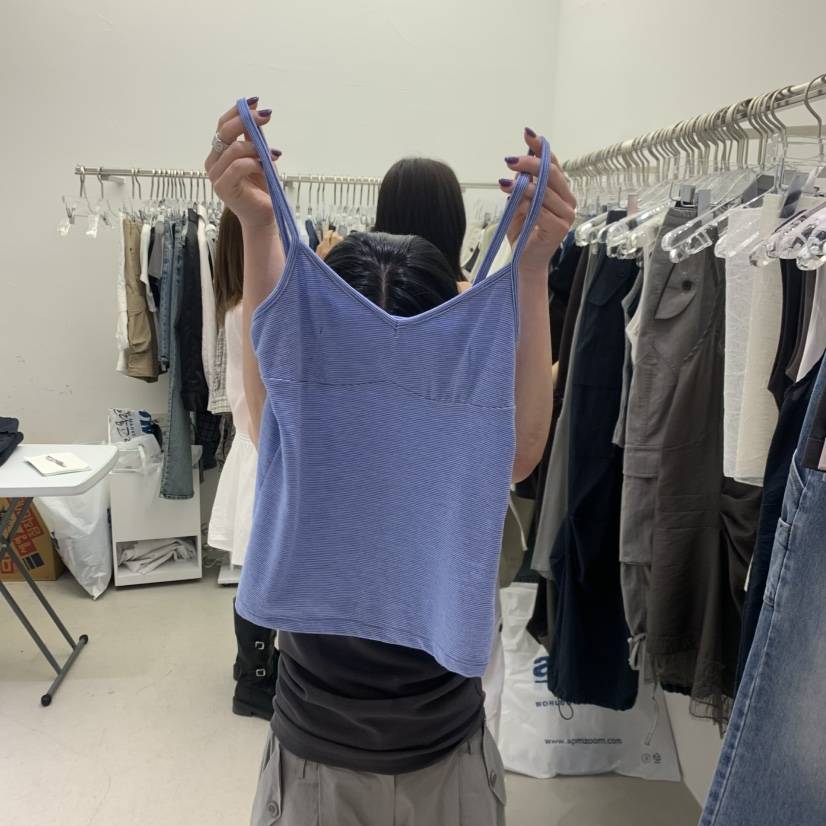 PADO韓國東大門直郵女士新款職業人氣26春夏吊帶背心天絲PADO吊帶/背心