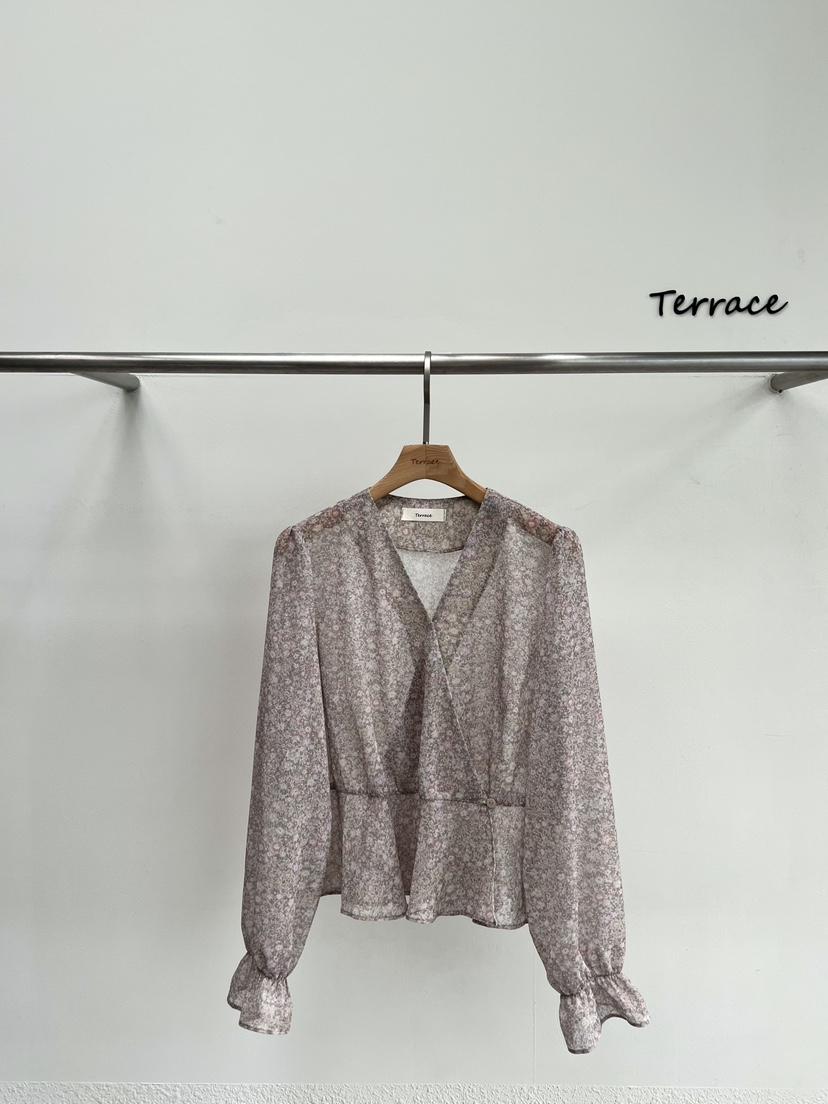 TERRACE東大門實拍韓國女士新品休閑職業時尚熱賣襯衫蕾絲衫TERRACE襯衫/蕾絲衫