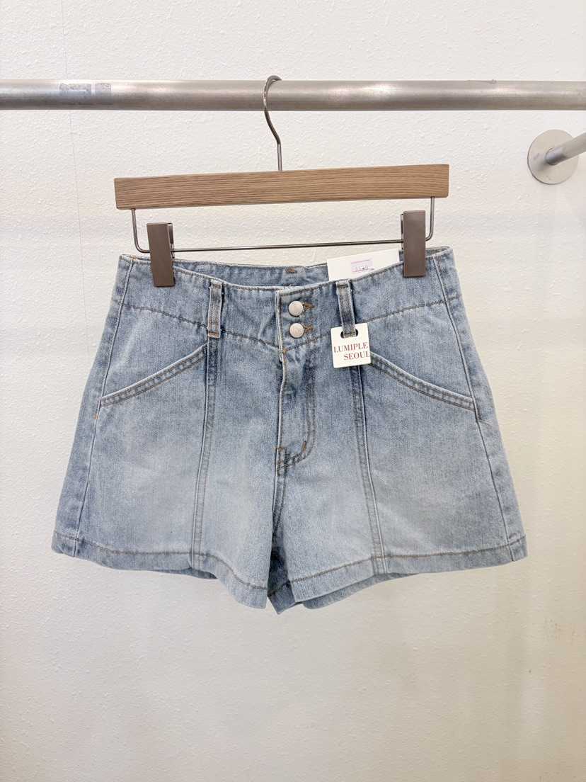 LUMIPLE韓國直郵實拍女裝新品推薦職業休閑26夏季26春夏短褲LUMIPLE短褲
