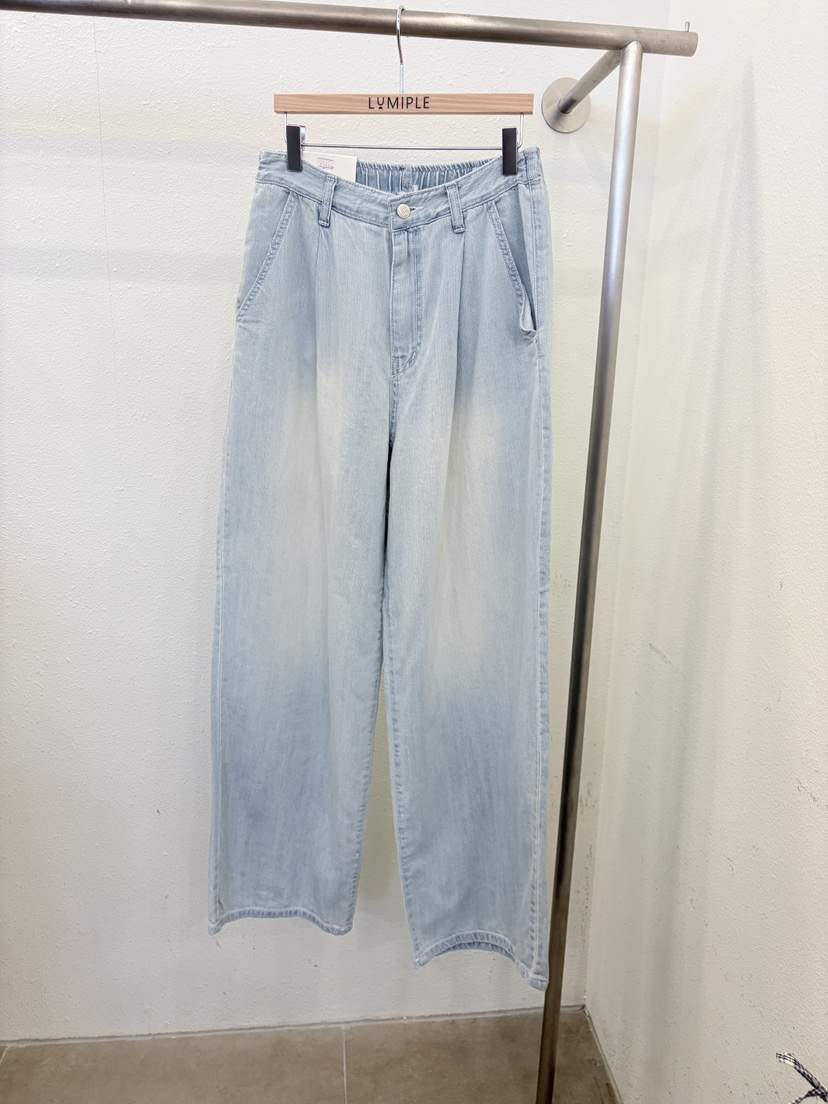 LUMIPLE韓國直郵實拍女士新款26春夏26夏季人氣休閑牛仔褲LUMIPLE牛仔褲
