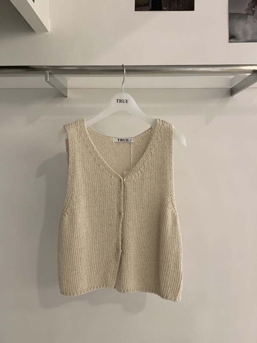 TRUE韓國東大門代購女裝新款職業26春夏26夏季休閑針織衫TRUE針織衫