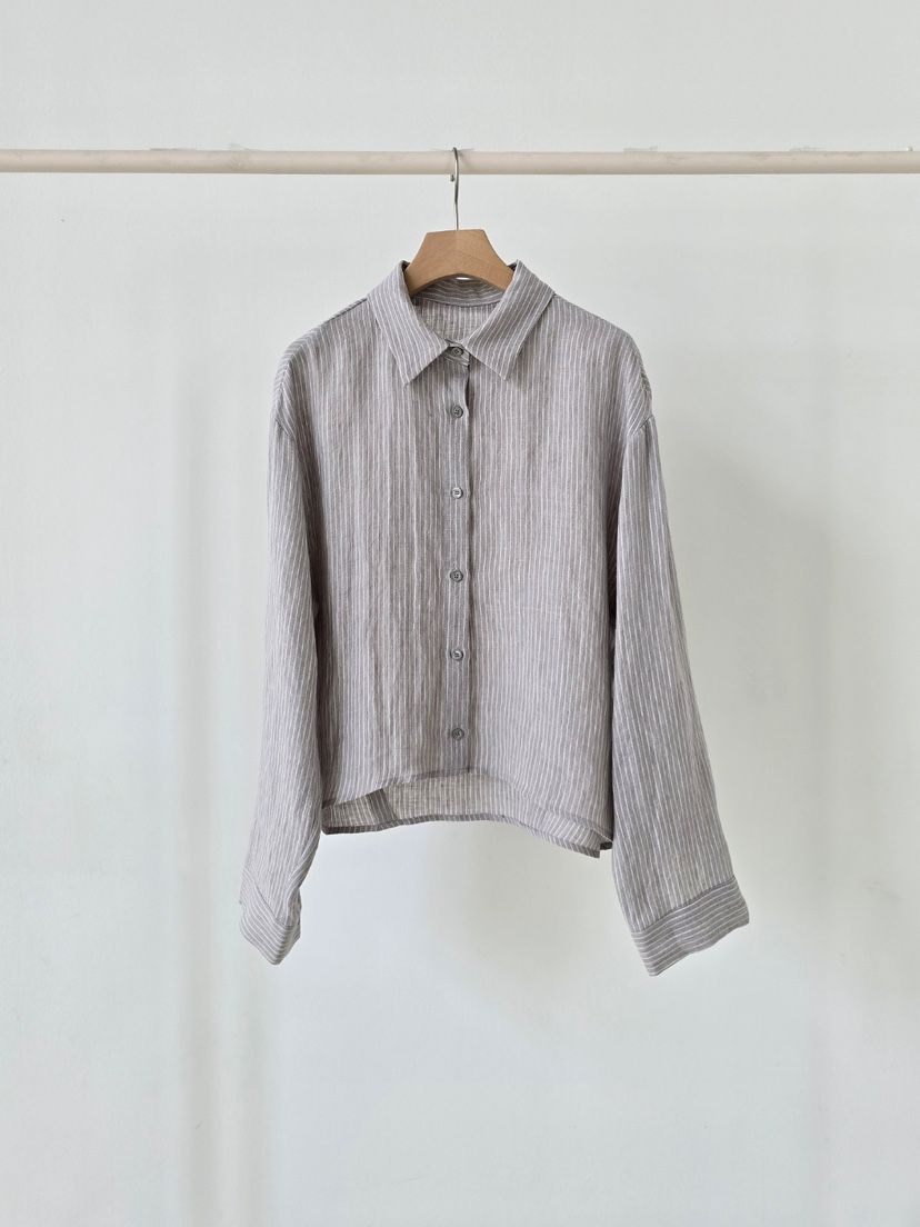 J SHOP韓國東大門直郵女士新款職業時尚休閑襯衫蕾絲衫亞麻J_SHOP襯衫/蕾絲衫