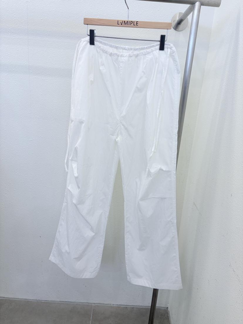 LUMIPLE韓國東大門直郵女裝新品職業熱賣26夏季休閑褲腰帶LUMIPLE休閑褲