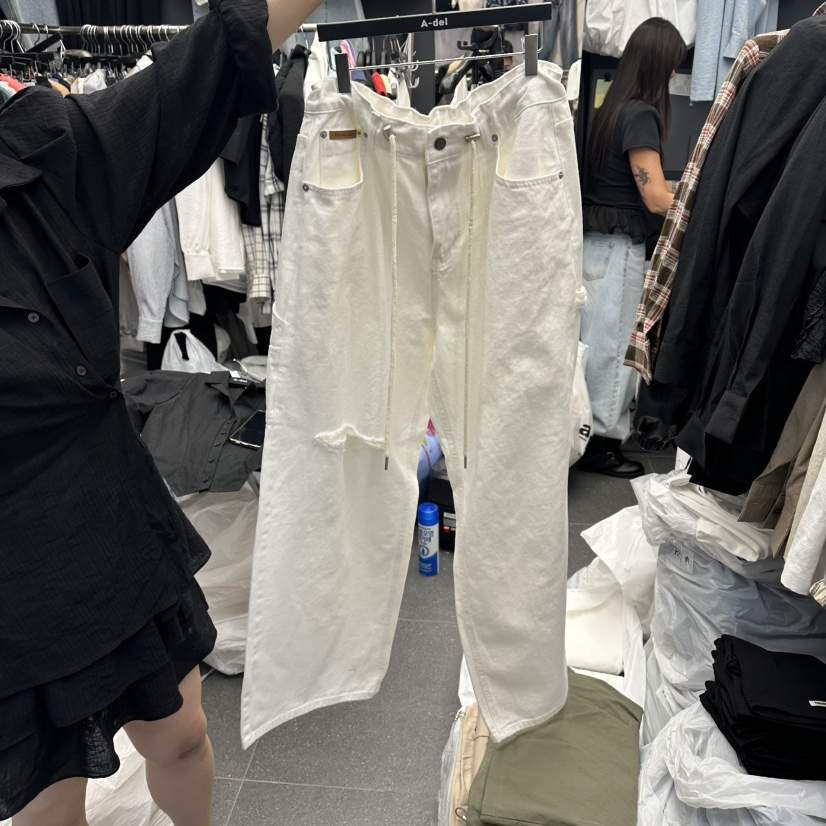 A-DEL韓國直郵實拍女士新品熱賣人氣推薦時尚職業休閑褲A-DEL休閑褲