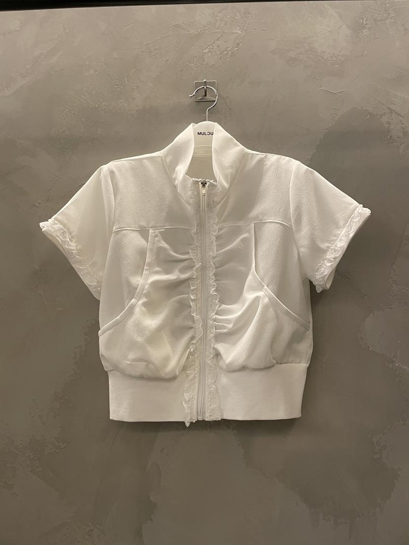 MULCUP韓國東大門代購女士新品熱賣職業26夏季人氣夾克拉鏈MULCUP夾克