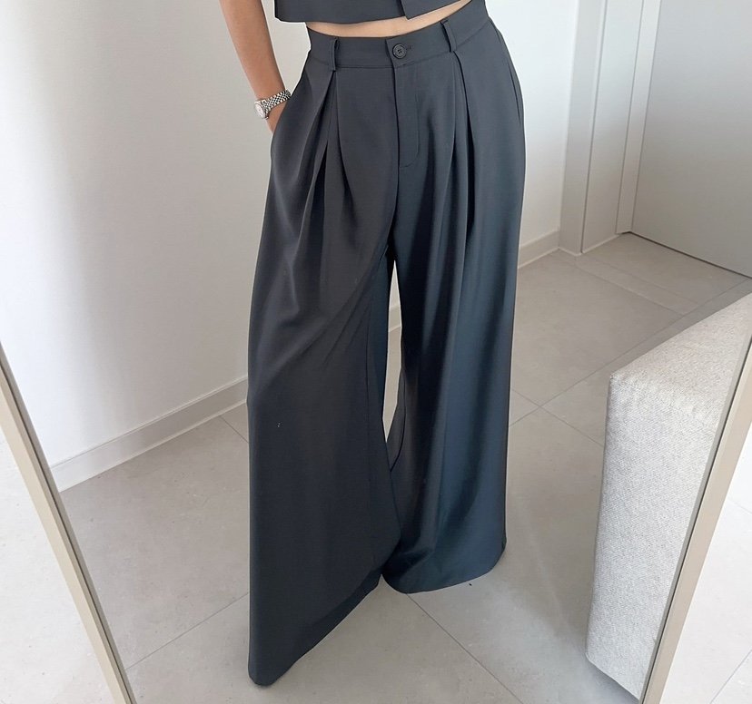 SOUIT韓國直郵女裝新品時尚休閑職業26春夏真品推薦休閑褲SOUIT by mabel-L休閑褲