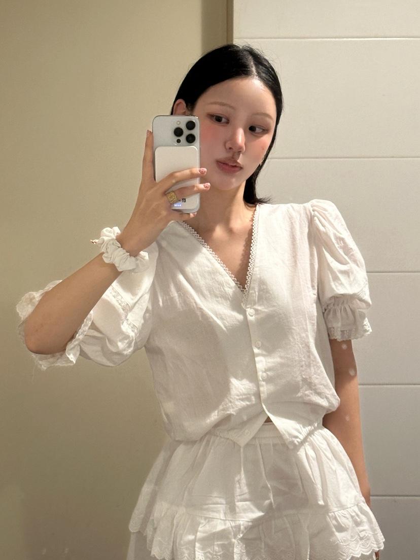 LETAILOR東大門直郵女裝新品休閑真品時尚26春夏襯衫蕾絲衫LETAILOR襯衫/蕾絲衫