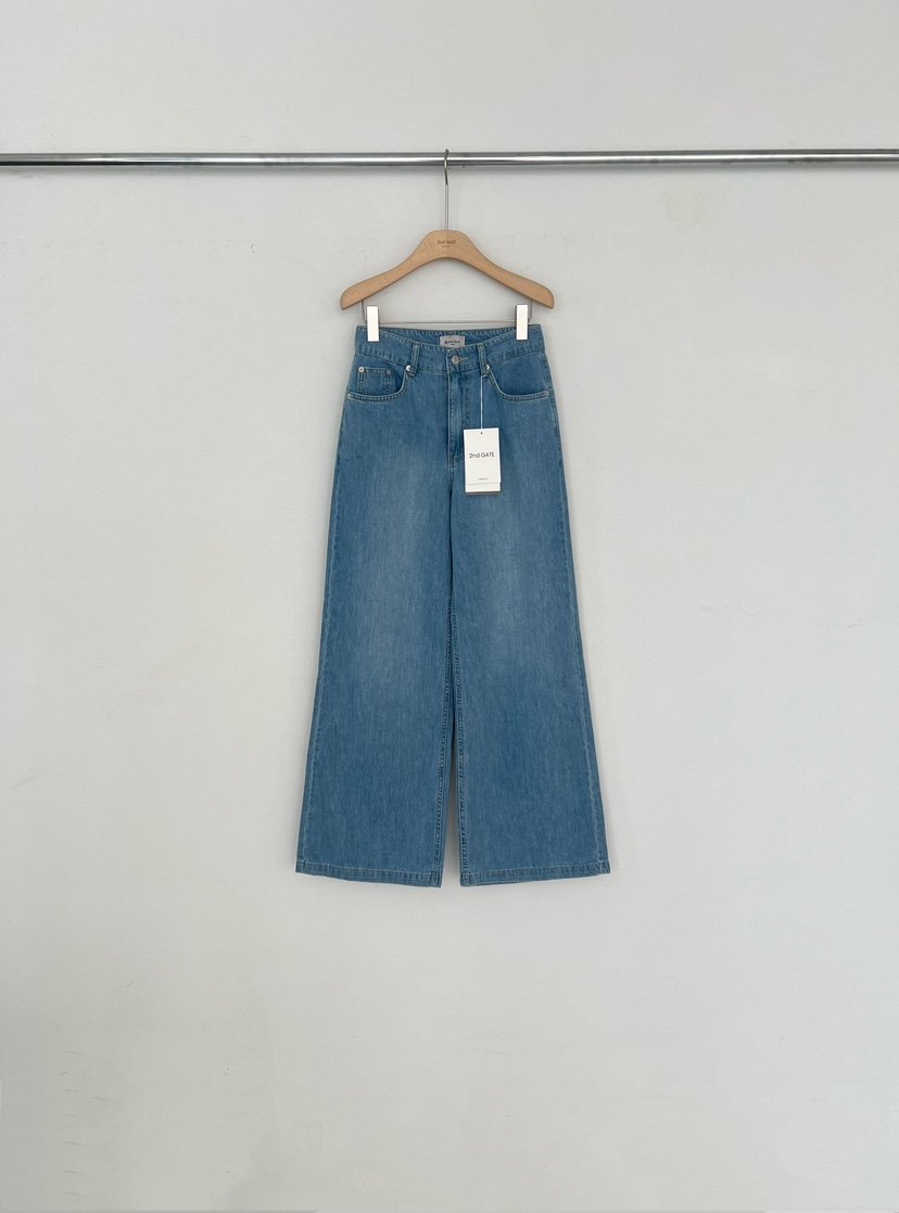 2ND GATE韓國直郵女士新款休閑真品職業人氣26春夏牛仔褲2ND GATE牛仔褲