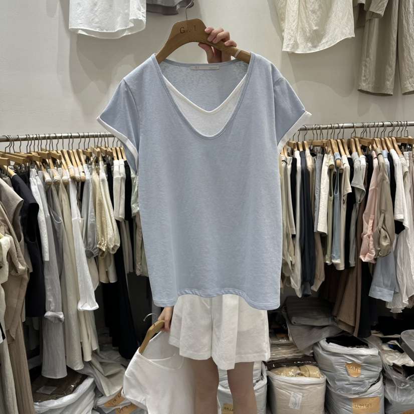 G.I-L韓國代購女士新款熱賣時尚真品人氣職業休閑26春夏T恤G.I-LT恤