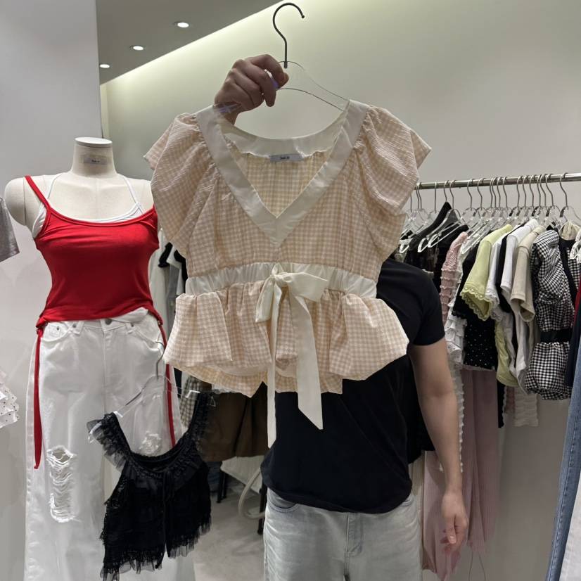 BAIE.38東大門直郵女裝新款職業人氣推薦休閑襯衫蕾絲衫BAIE.38襯衫/蕾絲衫