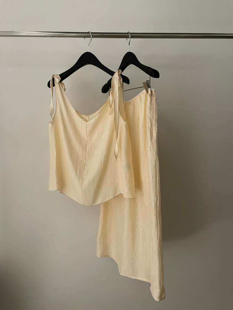 FLAT GARDEN/LA MUETTE/JAMIESTONE東大門實拍女士新品人氣套裝套裝絲帶FLAT GARDEN/LA MUETTE/JAMIESTONE套裝