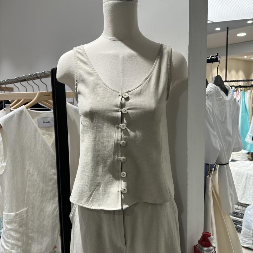 GREEK韓國直郵女裝新品休閑熱賣真品推薦26春夏職業吊帶背心GREEK吊帶/背心