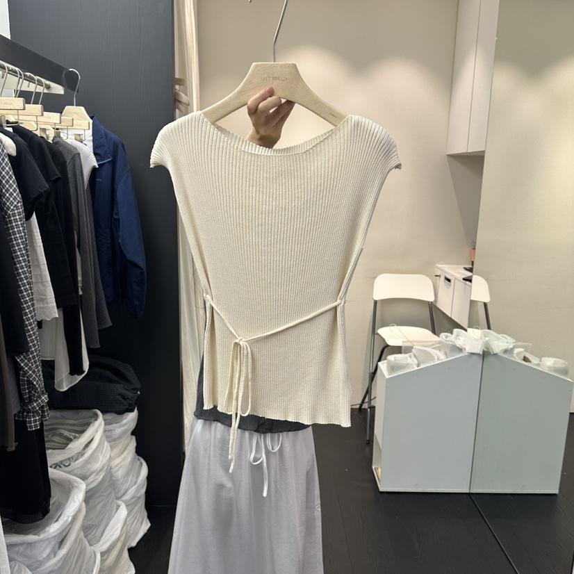 SALT BREAD韓國代購女士新款真品休閑時尚吊帶背心含腰繩SALT BREAD吊帶/背心