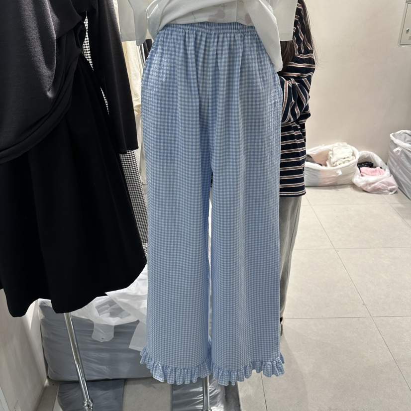 J.BALLOON東大門代購女裝新品真品人氣時尚26春夏休閑褲格子J.BALLOON休閑褲