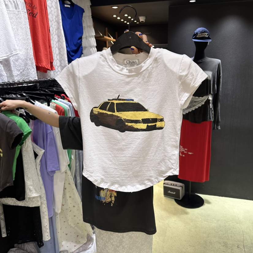 CHAVI東大門實拍女裝新款職業真品休閑熱賣推薦人氣26春夏T恤CHAVIT恤