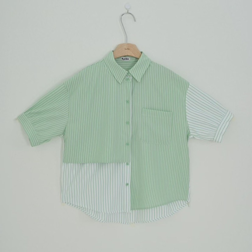 RUMBA韓國代購女士新品推薦休閑人氣真品熱賣26春夏襯衫蕾絲衫RUMBA襯衫/蕾絲衫