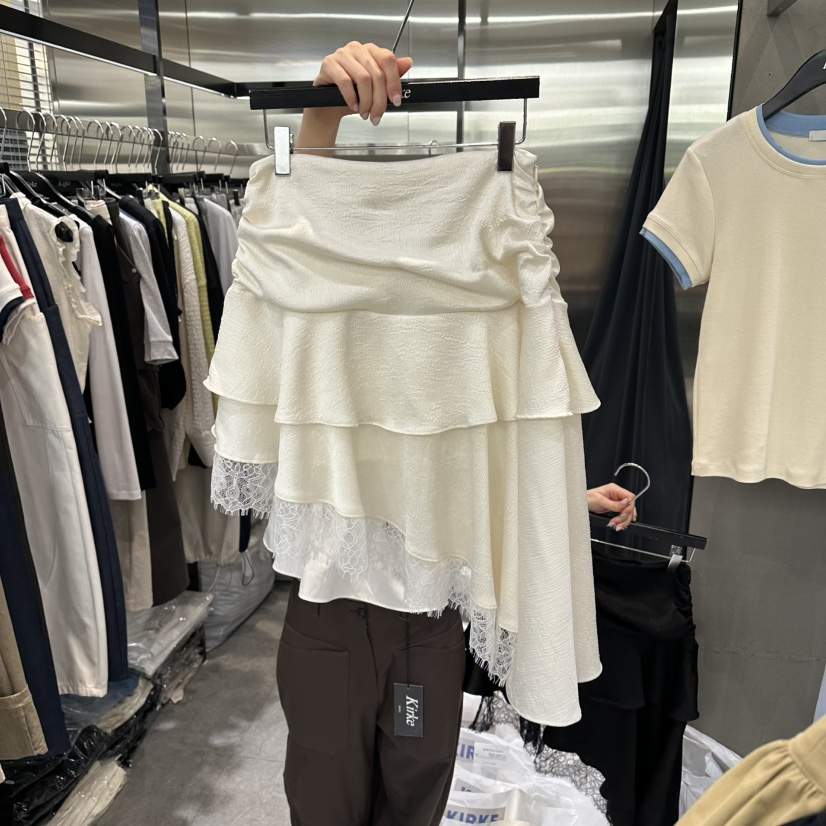 KIRKE韓國代購女裝新品熱賣人氣休閑推薦半身裙中短裙不對稱KIRKE半身裙/中短裙