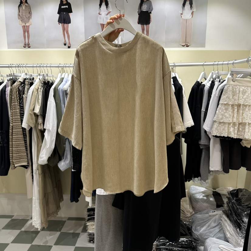 OREUM東大門實拍女裝新品真品26春夏時尚人氣推薦T恤亞麻OREUMT恤