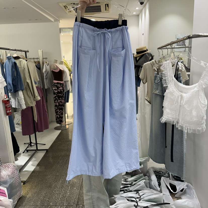 BAIE.38東大門代購女裝新款時尚人氣職業推薦休閑褲腰帶BAIE.38休閑褲