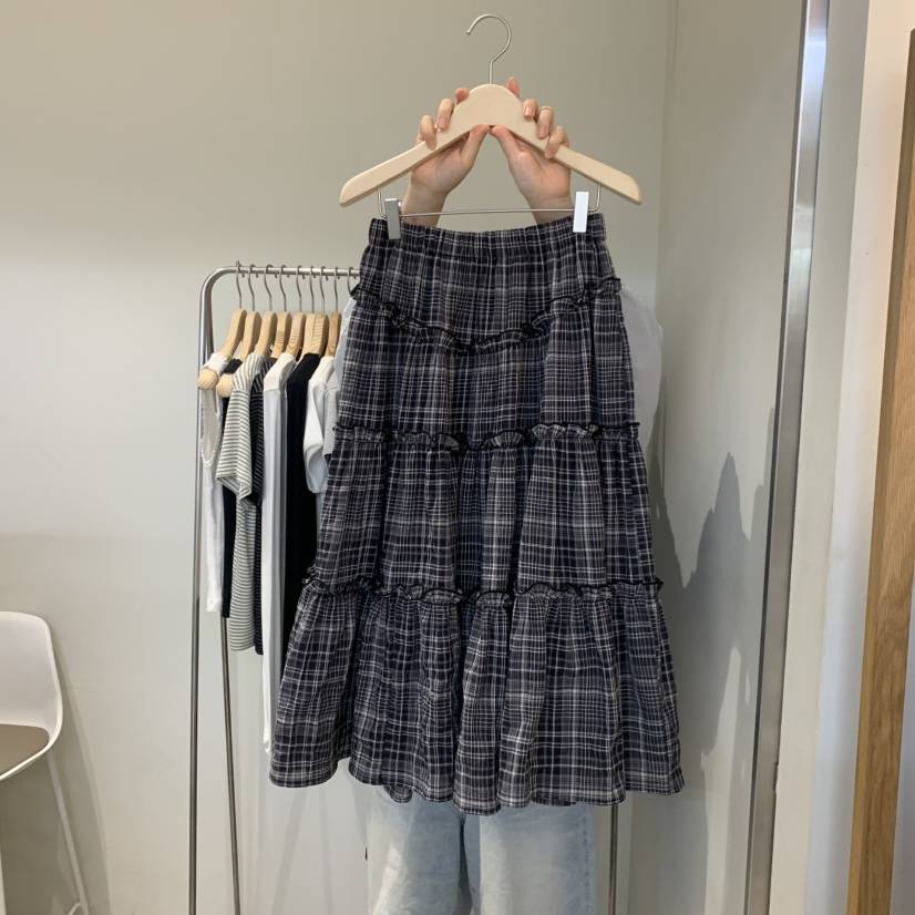 OUTRENE東大門代購女裝新品職業26春夏休閑人氣半身裙中短裙OUTRENE半身裙/中短裙