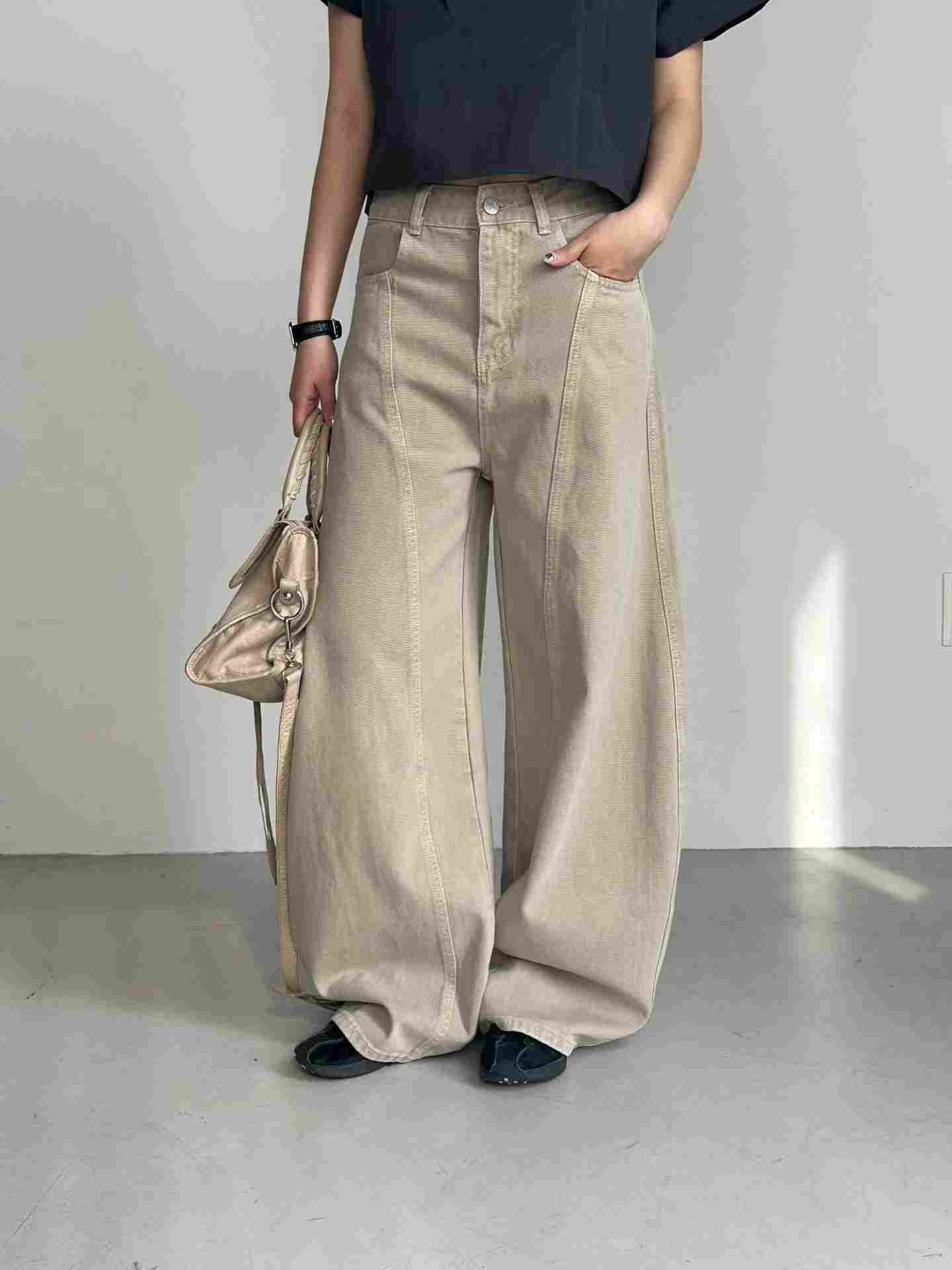 PRANA/CLOTHINK東大門實拍韓國女裝新品推薦26夏季牛仔褲PRANA/CLOTHINK牛仔褲