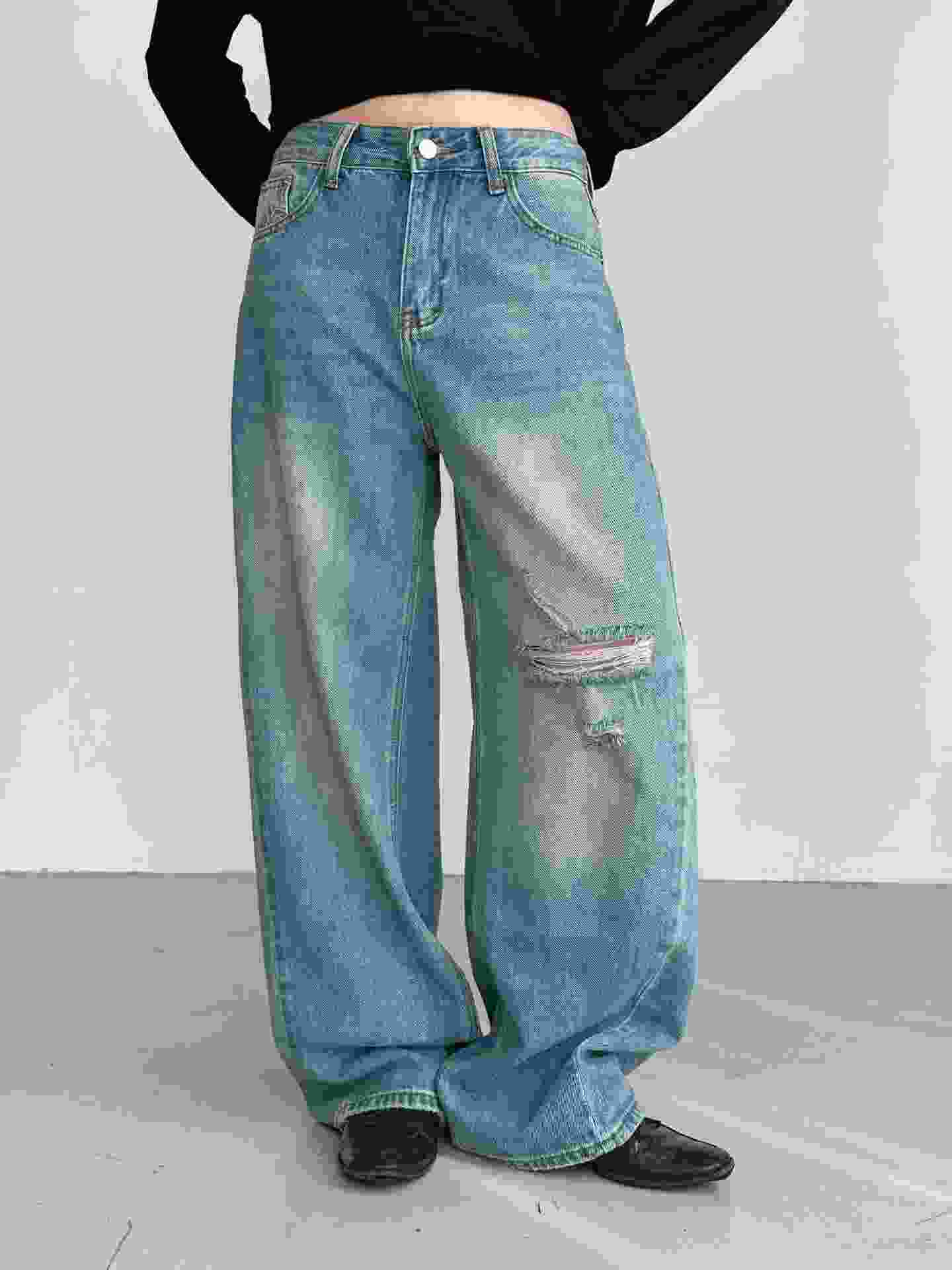 PRANA/CLOTHINK韓國東大門代購女士新品時尚休閑26夏季牛仔褲PRANA/CLOTHINK牛仔褲