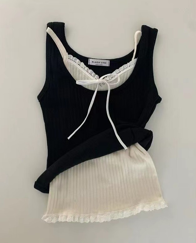 BLACK LINE韓國直郵女士新品26夏季人氣時尚熱賣套裝蕾絲BLACK LINE套裝