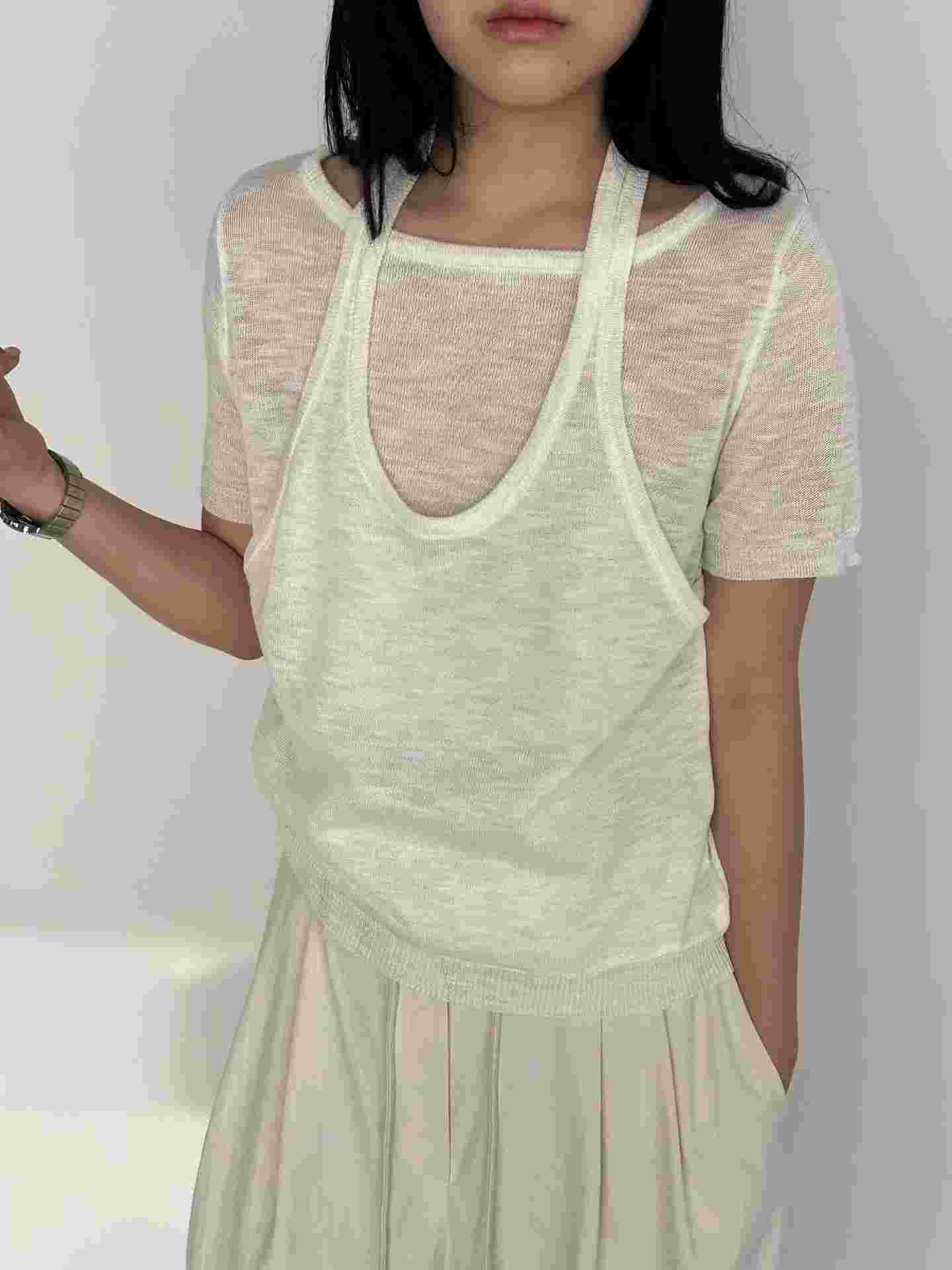 PRANA/CLOTHINK東大門直郵女裝新款休閑推薦針織衫假兩件PRANA/CLOTHINK針織衫