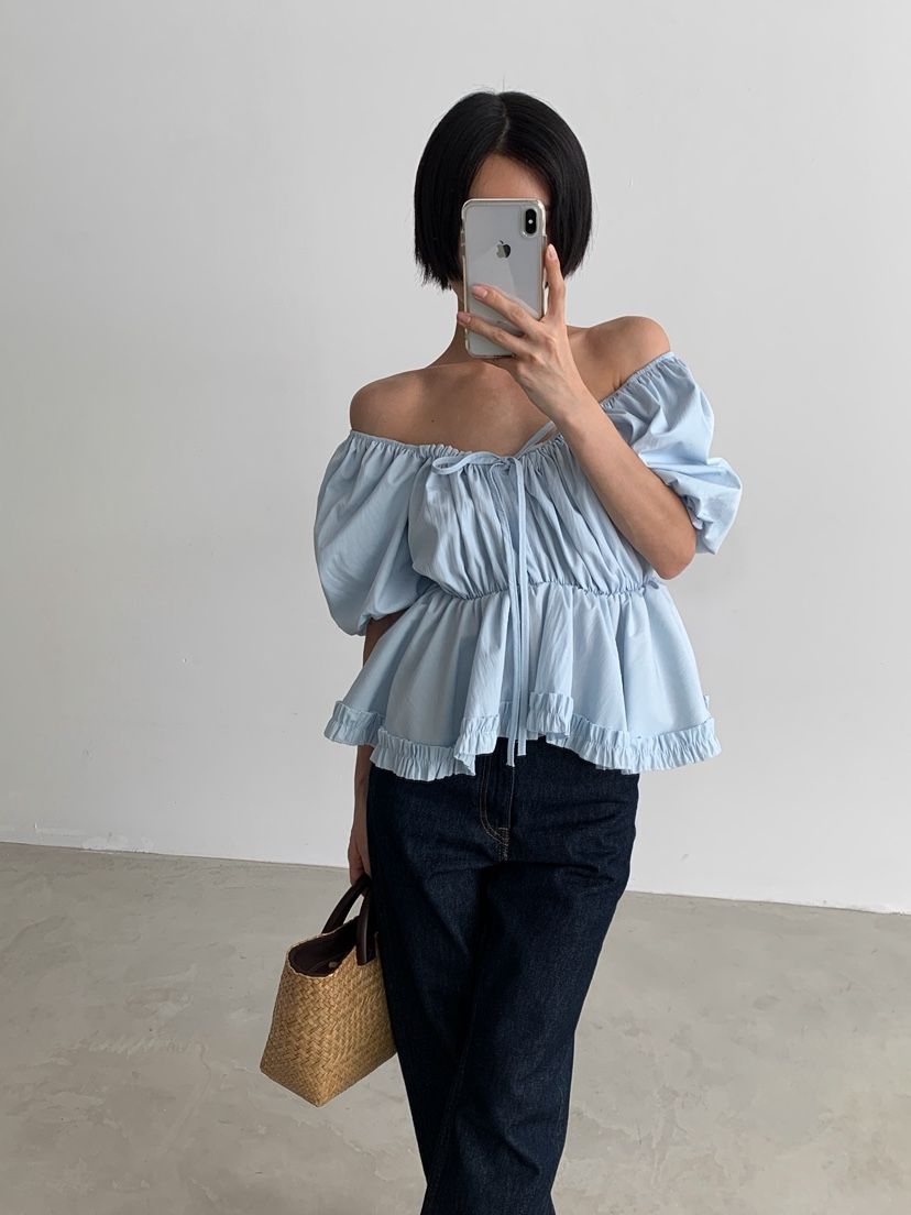 바츠韓國東大門直郵女裝新品26夏季熱賣推薦26春夏襯衫蕾絲衫Vatz襯衫/蕾絲衫