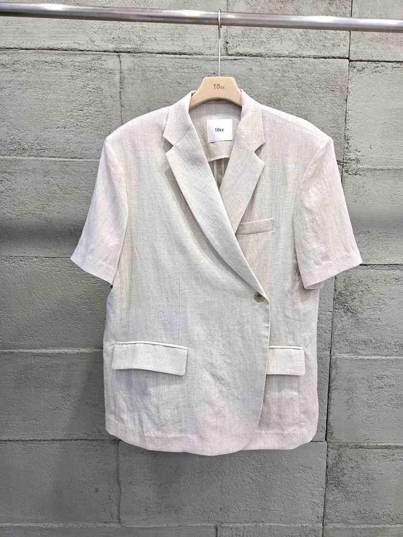 10CC韓國直郵女裝新品真品熱賣推薦26春夏人氣職業時尚夾克10CC夾克