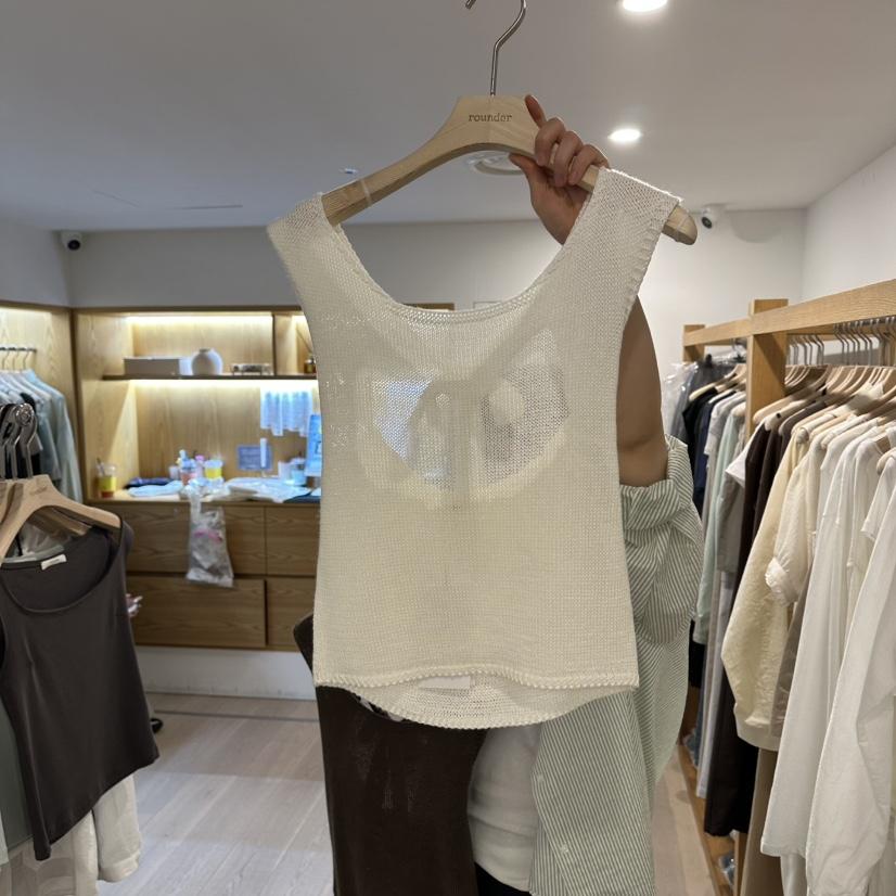 ROUNDER東大門直郵女裝新品職業26春夏真品時尚休閑吊帶背心ROUNDER吊帶/背心