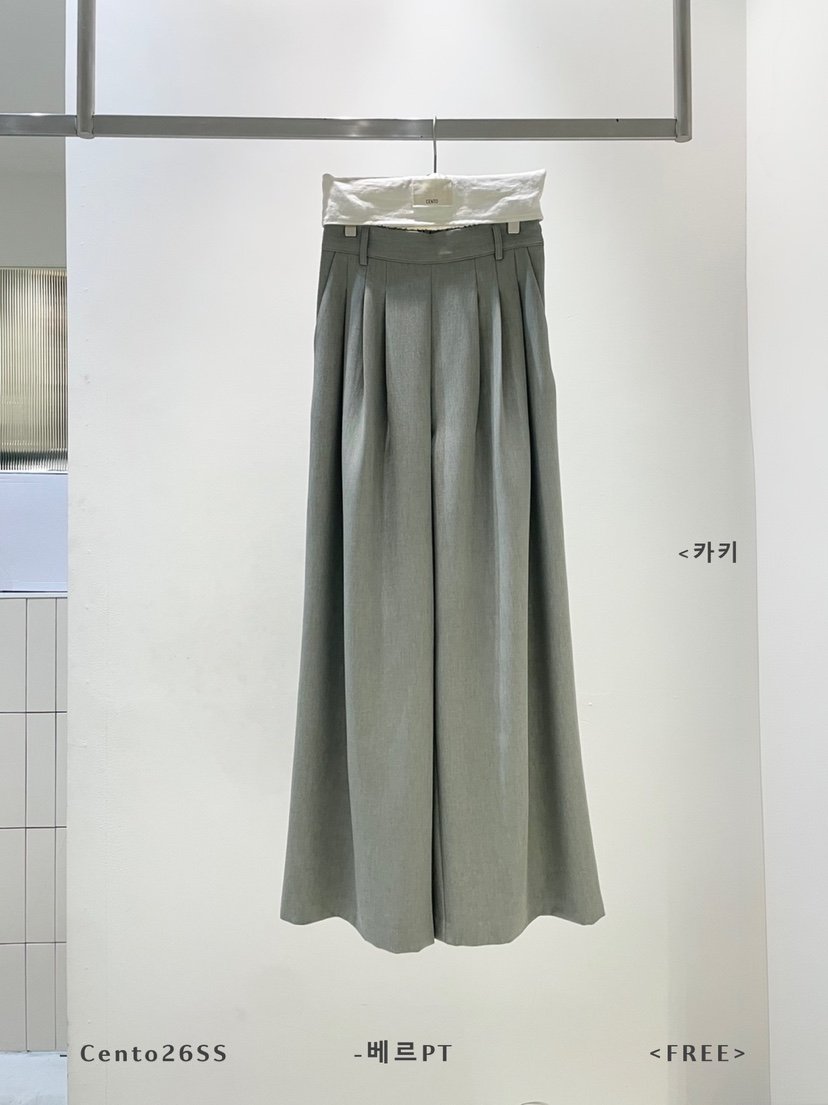 CENTO韓國東大門代購女士新品26春夏熱賣職業26夏季休閑褲CENTO休閑褲