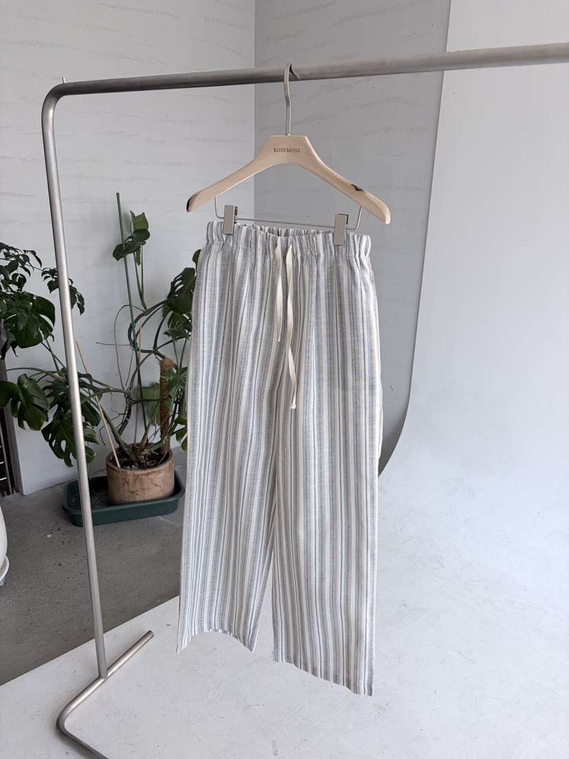 ORDINARYA/ROSEMOSS韓國代購女士新品人氣26夏季休閑褲亞麻布ORDINARYA/ROSEMOSS休閑褲