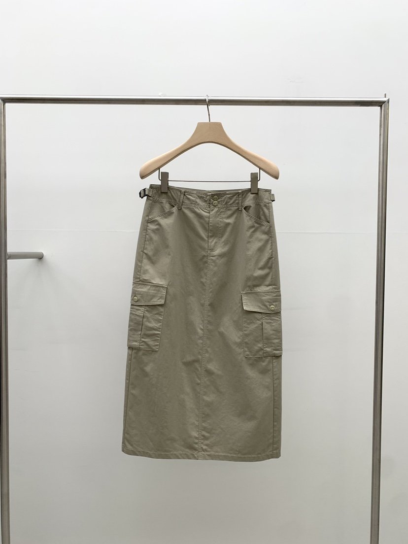 LEGACY BONE東大門實拍韓國女士新品推薦時尚休閑長裙口袋LEGACY BONE長裙