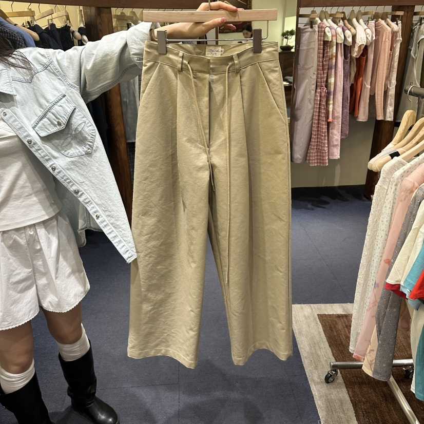 FURE韓國直郵女士新款人氣職業26夏季26春夏休閑休閑褲棉FURE休閑褲