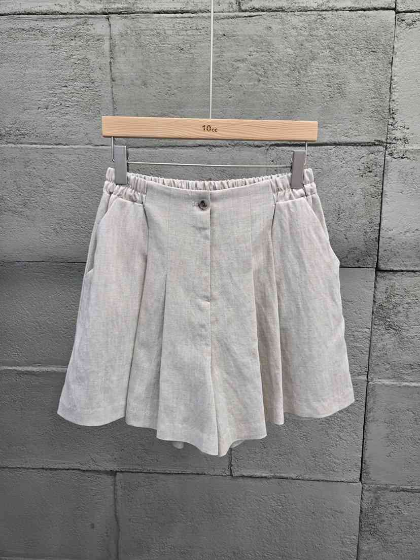 10CC韓國代購女裝新品推薦休閑26春夏熱賣職業短褲亞麻布10CC短褲