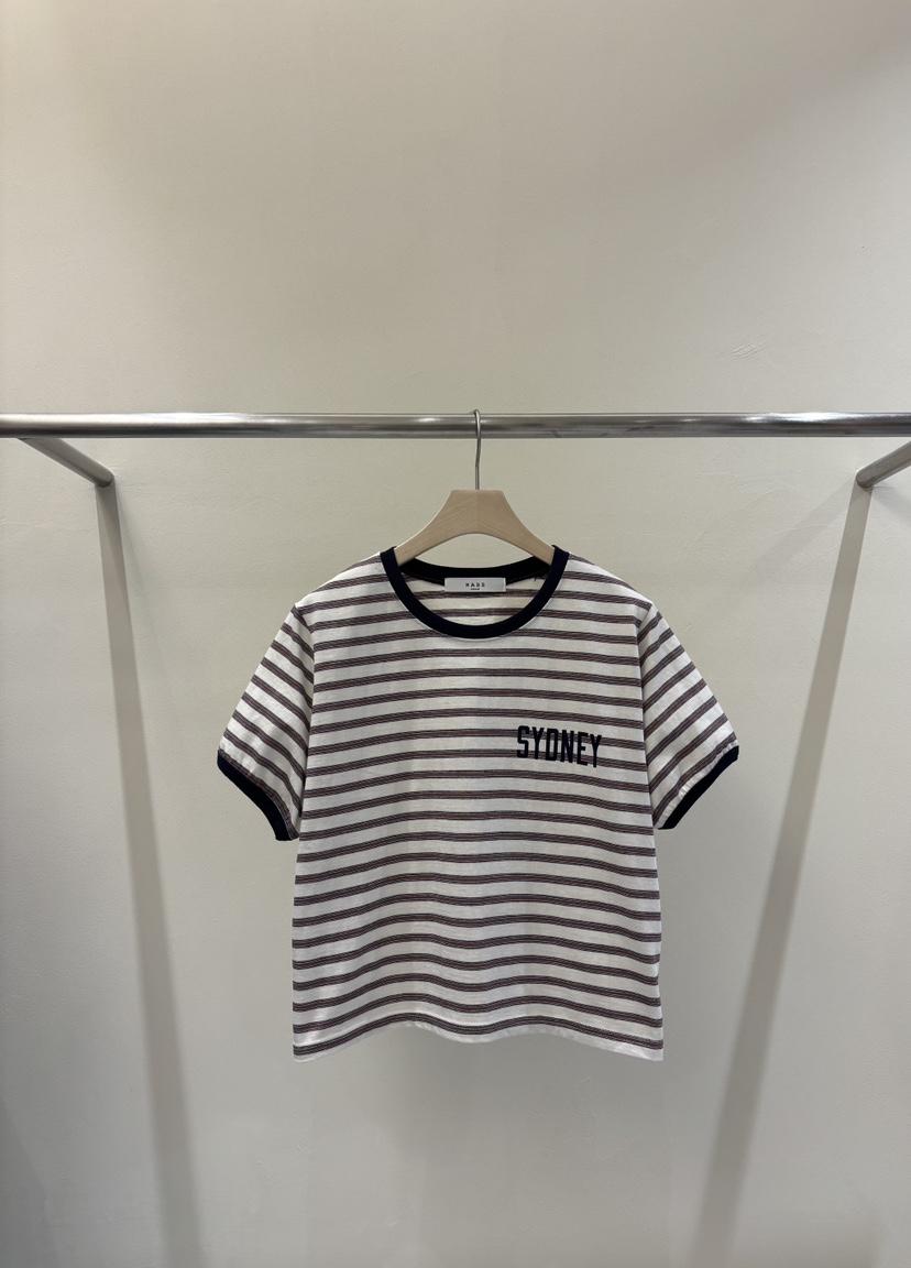 MABE韓國直郵女士新款熱賣時尚職業真品休閑推薦26春夏T恤MABET恤