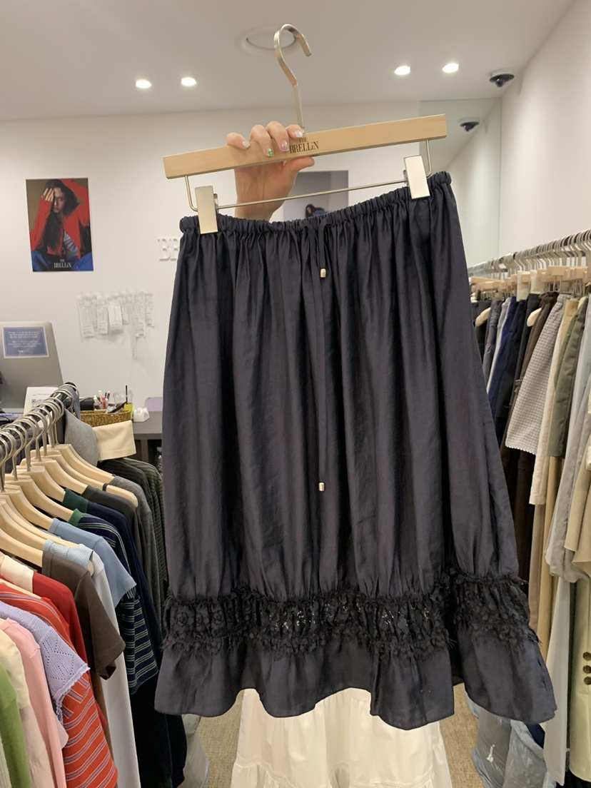 BRELLIN東大門實拍女裝新品人氣休閑時尚半身裙中短裙蕾絲BRELLIN半身裙/中短裙