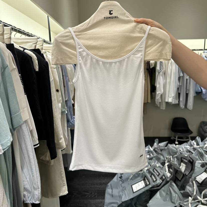 TOMGIRL東大門實拍女裝新品熱賣26春夏職業真品時尚吊帶背心TOMGIRL吊帶/背心